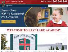 Tablet Screenshot of eastlakeacademy.org